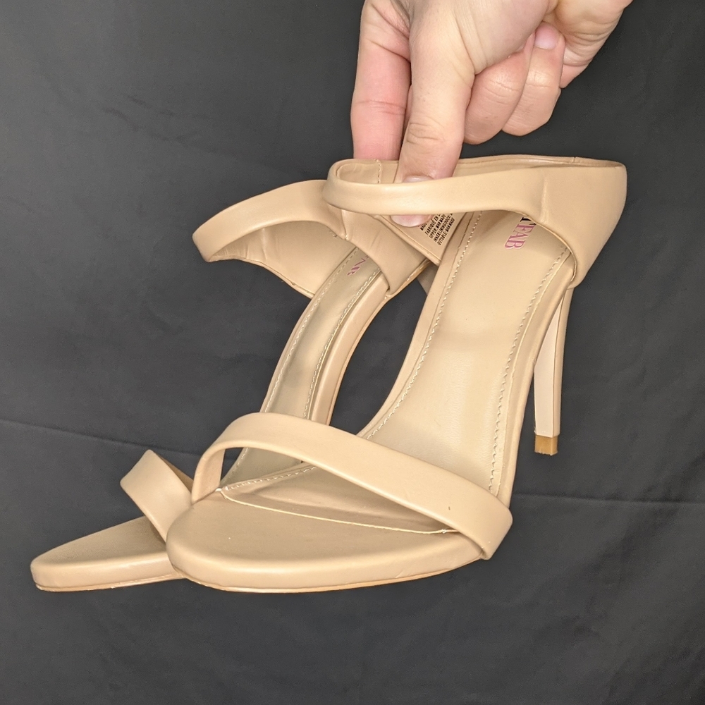 Nude high heels